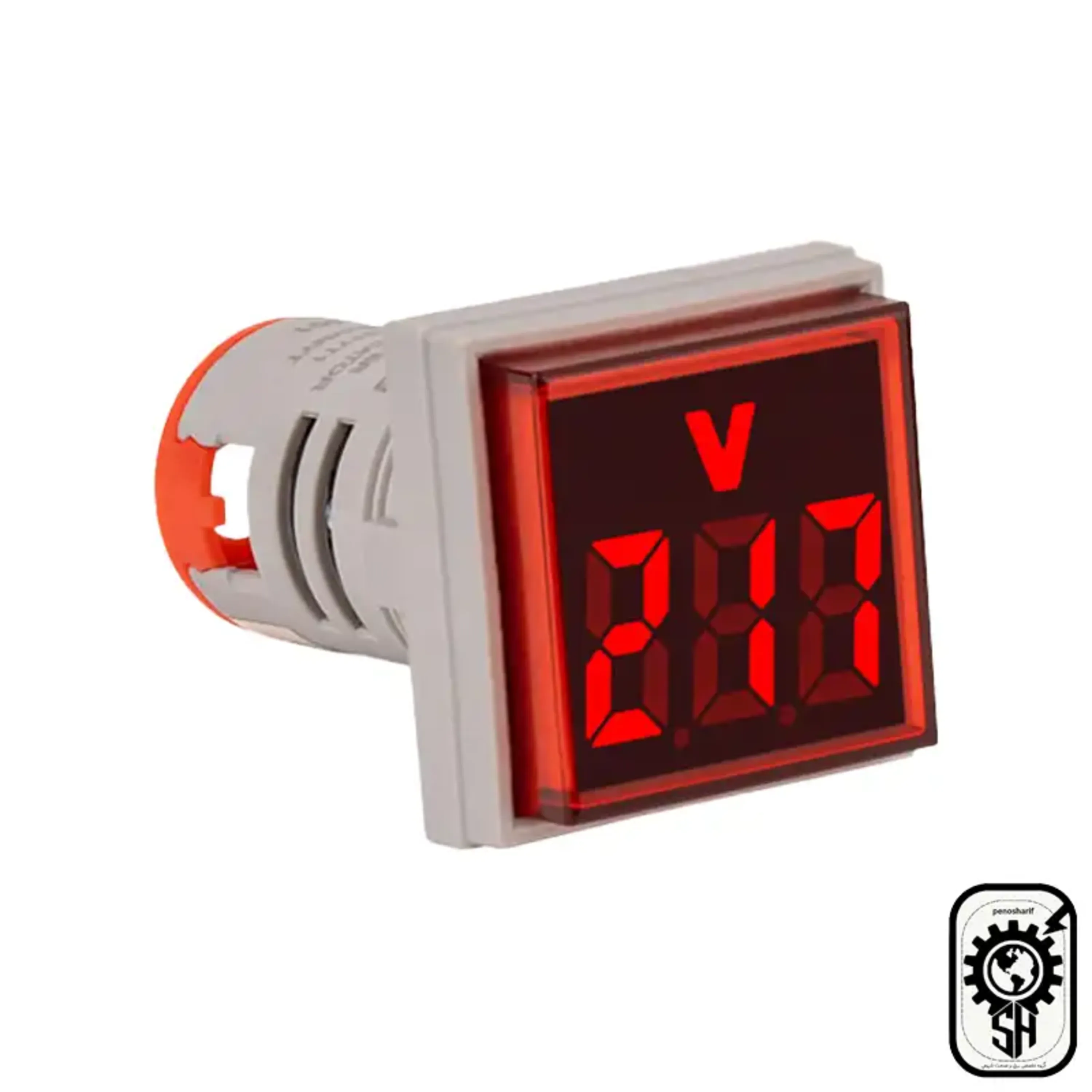 تصویری از چراغ سیگنال ولت متر شیوا امواج مدل VMYT که نشان دهنده ولتاژ در سیستم های برقی صنعتی است.